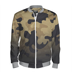 Бомбер мужской Camouflage Khaki, цвет: 3D-меланж