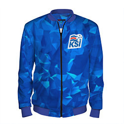 Бомбер мужской KSI Iceland Winter, цвет: 3D-синий