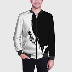 Бомбер мужской Skillet Shadow, цвет: 3D-черный — фото 2