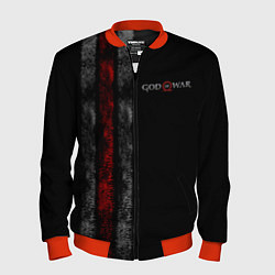 Бомбер мужской God of War: Black Style, цвет: 3D-красный