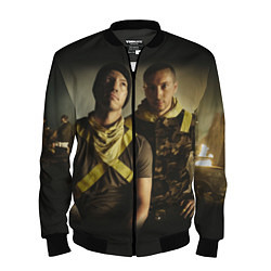 Бомбер мужской 21 Pilots Boys, цвет: 3D-черный