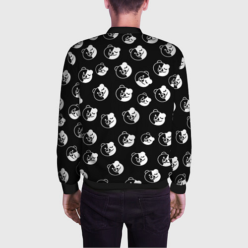 Мужской бомбер MONOKUMA / 3D-Черный – фото 4