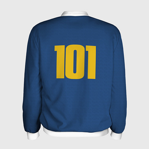 Мужской бомбер Fallout: Vault 101 / 3D-Белый – фото 2