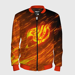 Бомбер мужской NATSU DRAGNEEL, цвет: 3D-красный