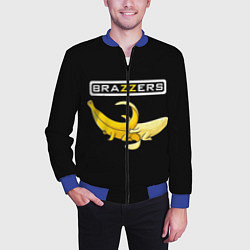 Бомбер мужской Brazzers: Black Banana, цвет: 3D-синий — фото 2