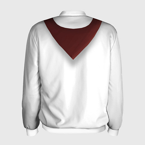 Мужской бомбер Форма пионера бесконечное лето / 3D-Белый – фото 2