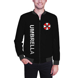 Бомбер мужской UMBRELLA CORP, цвет: 3D-черный — фото 2