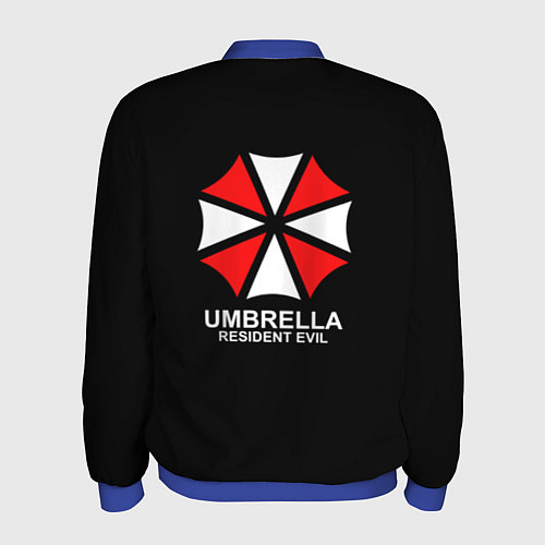 Мужской бомбер UMBRELLA CORP / 3D-Синий – фото 2