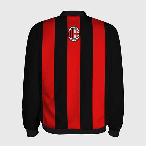 Мужской бомбер AC Milan / 3D-Черный – фото 2
