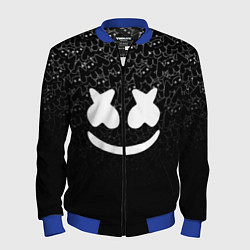 Бомбер мужской Marshmello Black, цвет: 3D-синий
