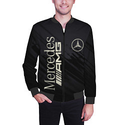 Бомбер мужской Mercedes AMG: Black Edition, цвет: 3D-черный — фото 2