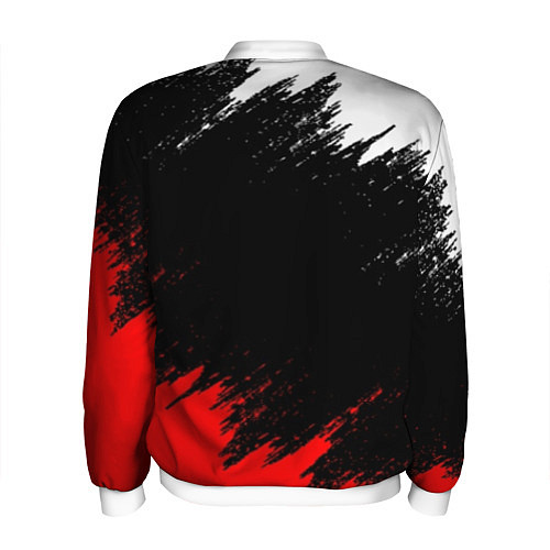 Мужской бомбер 21 Pilots: Black & Red / 3D-Белый – фото 2