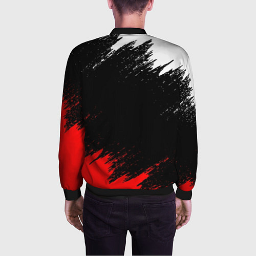 Мужской бомбер 21 Pilots: Black & Red / 3D-Черный – фото 4