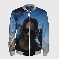 Бомбер мужской Киану Ривз, цвет: 3D-меланж