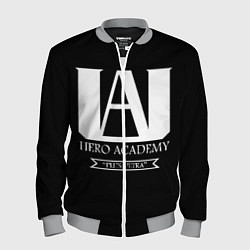 Бомбер мужской UA HERO ACADEMY logo, цвет: 3D-меланж