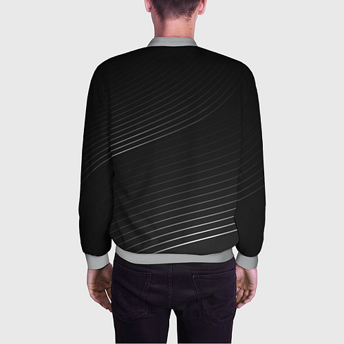 Мужской бомбер BMW / 3D-Меланж – фото 4