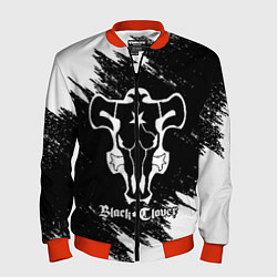 Мужской бомбер ЧЁРНЫЙ КЛЕВЕР