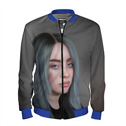 Бомбер мужской Billie Eilish: Ocean Eyes, цвет: 3D-синий