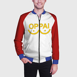 Бомбер мужской ONE PUNCH MAN, цвет: 3D-синий — фото 2