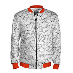 Мужской бомбер Белые мыши