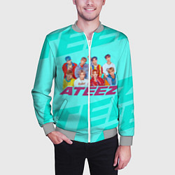 Бомбер мужской Ateez, цвет: 3D-меланж — фото 2