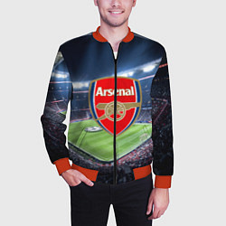 Бомбер мужской FC Arsenal, цвет: 3D-красный — фото 2