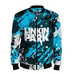 Бомбер мужской Linkin Park, цвет: 3D-черный