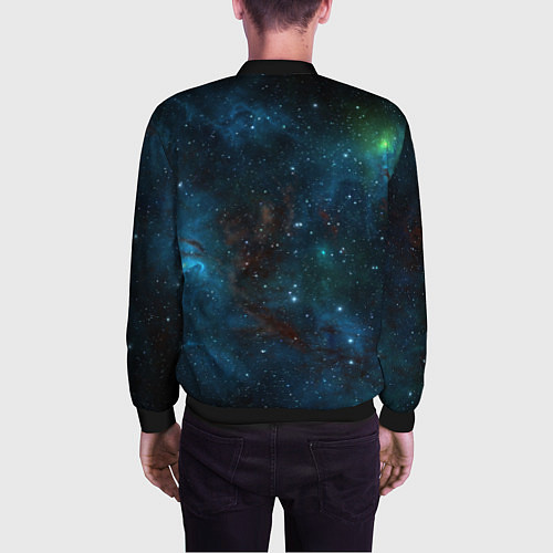 Мужской бомбер NASA / 3D-Черный – фото 4