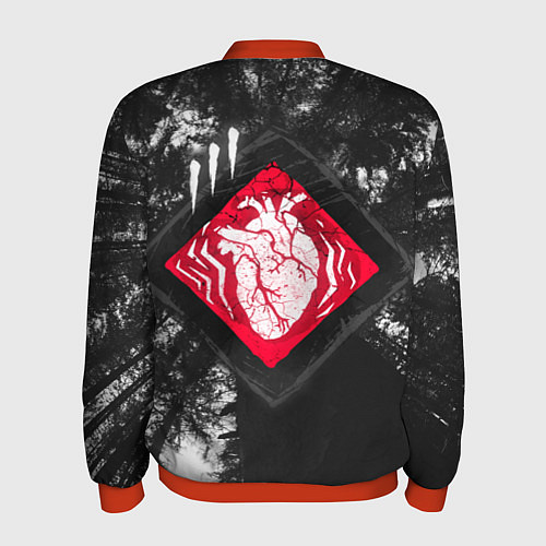 Мужской бомбер DBD - beating heart / 3D-Красный – фото 2