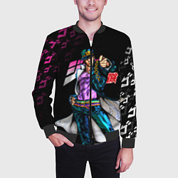 Бомбер мужской JOJOS BIZARRE ADVENTURE, цвет: 3D-черный — фото 2