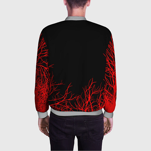 Мужской бомбер STRANGER THINGS / 3D-Меланж – фото 4