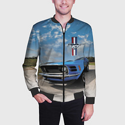 Бомбер мужской Mustang, цвет: 3D-черный — фото 2