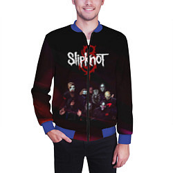 Бомбер мужской Slipknot, цвет: 3D-синий — фото 2