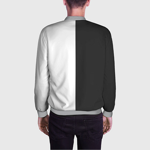 Мужской бомбер Dzhizus / 3D-Меланж – фото 4