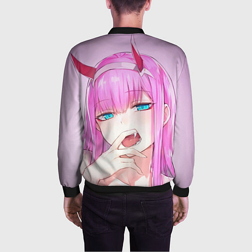 Мужской бомбер Ahegao / 3D-Черный – фото 4