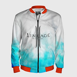 Бомбер мужской LINEAGE 2, цвет: 3D-красный