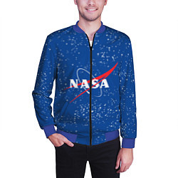 Бомбер мужской NASA, цвет: 3D-синий — фото 2