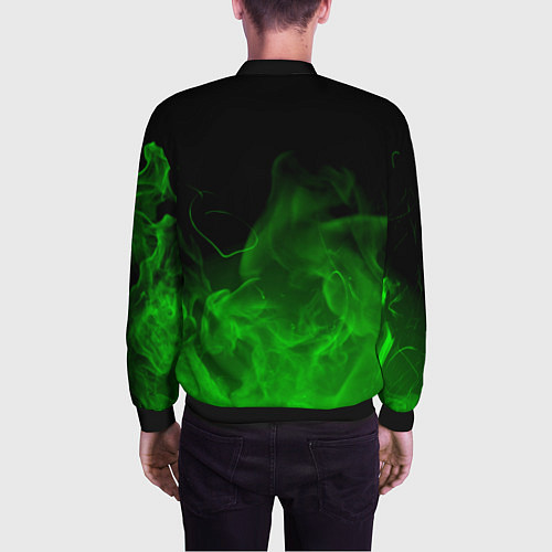 Мужской бомбер BIOHAZARD / 3D-Черный – фото 4