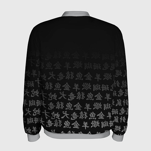 Мужской бомбер SENPAI ANIME / 3D-Меланж – фото 2