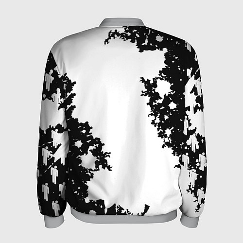 Мужской бомбер BILLIE EILISH / 3D-Меланж – фото 2