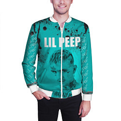 Бомбер мужской Lil Peep, цвет: 3D-белый — фото 2