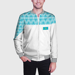 Бомбер мужской Казахстан Форма, цвет: 3D-меланж — фото 2