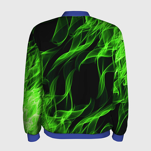 Мужской бомбер TOXIC FLAME / 3D-Синий – фото 2
