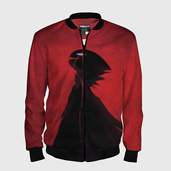 Бомбер мужской Hollow Knight, цвет: 3D-черный