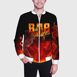 Бомбер мужской ВДВ, цвет: 3D-белый — фото 2