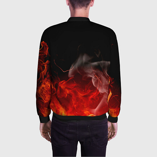 Мужской бомбер ВДВ / 3D-Черный – фото 4