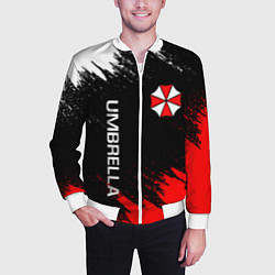 Бомбер мужской UMBRELLA CORP, цвет: 3D-белый — фото 2