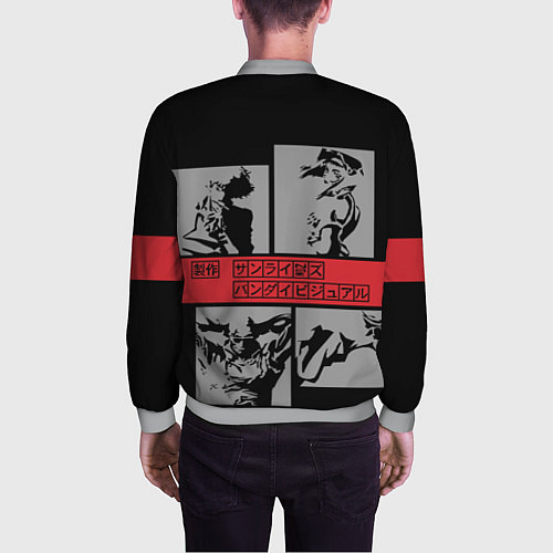 Мужской бомбер Cowboy Bebop anime / 3D-Меланж – фото 4