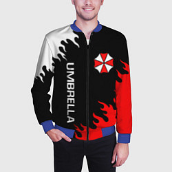 Бомбер мужской UMBRELLA CORP, цвет: 3D-синий — фото 2