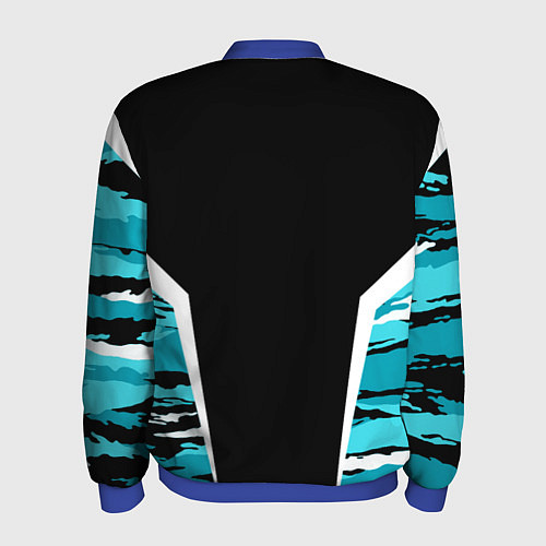 Мужской бомбер ВВС России Камуфляж / 3D-Синий – фото 2